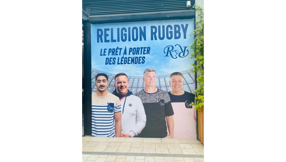 Religion Rugby ouvre un Pop-Up store au polygone Béziers : Une révolution mode pour les amateurs de rugby